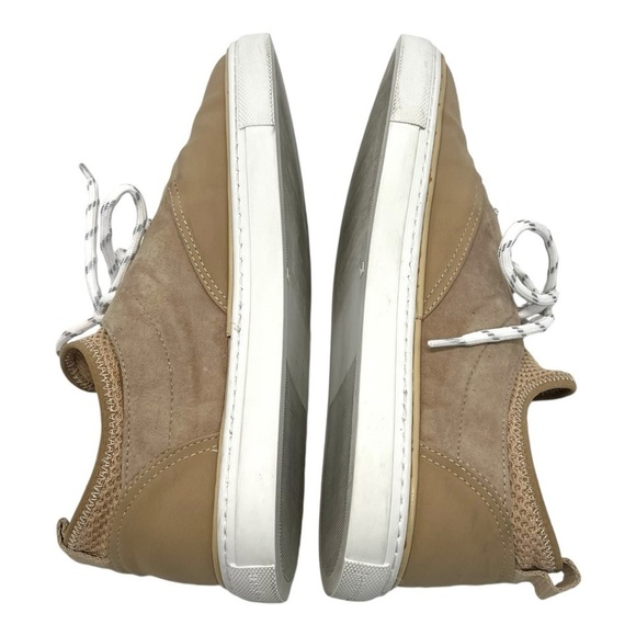 Jenni Kayne Natural Tan Leather Lace Up Casual Trainers Sneakers Women’s 38 - Picture 11 of 16